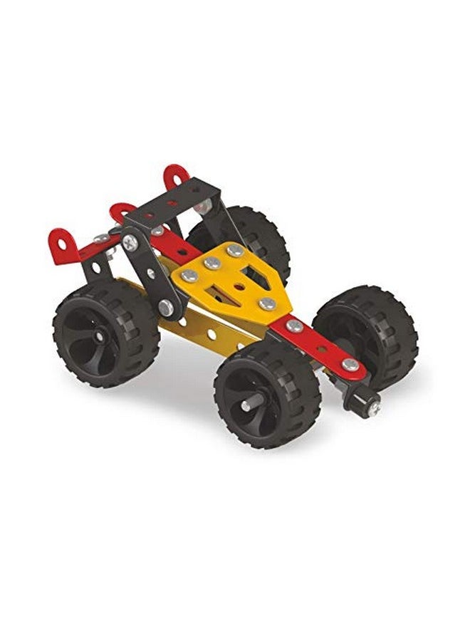 Mechanix Mechanix Basic, STEM Education Toy, Pieces 90, Model 6, Make in India, Building and Construction Set for Boys and Girls Age 7+ Years, Multicolour - Birthday Return Gift  - Image 3