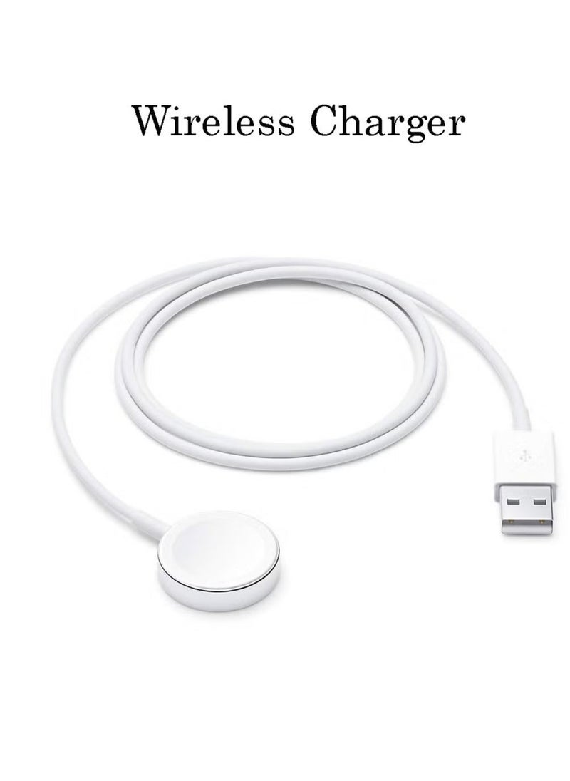 modio MW09 Mini 36MM Smart Watch for Ladies & Girls with 2 Pair Straps, Wireless Charger – Stylish, Compact Design, Fitness Tracking, Heart Rate Monitor, and More – Pink - Image 3