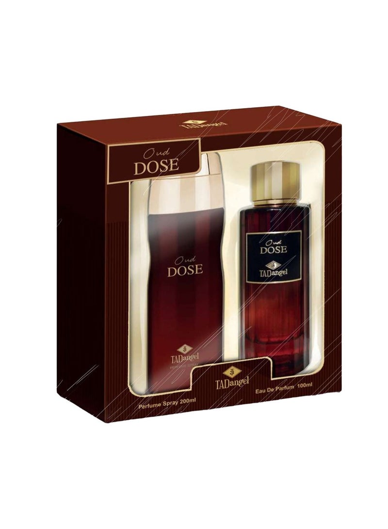 TADangel تاد أنجل عود دوز عطر للرجال 100 مل + مزيل عرق 200 مل كومبو - Image 1