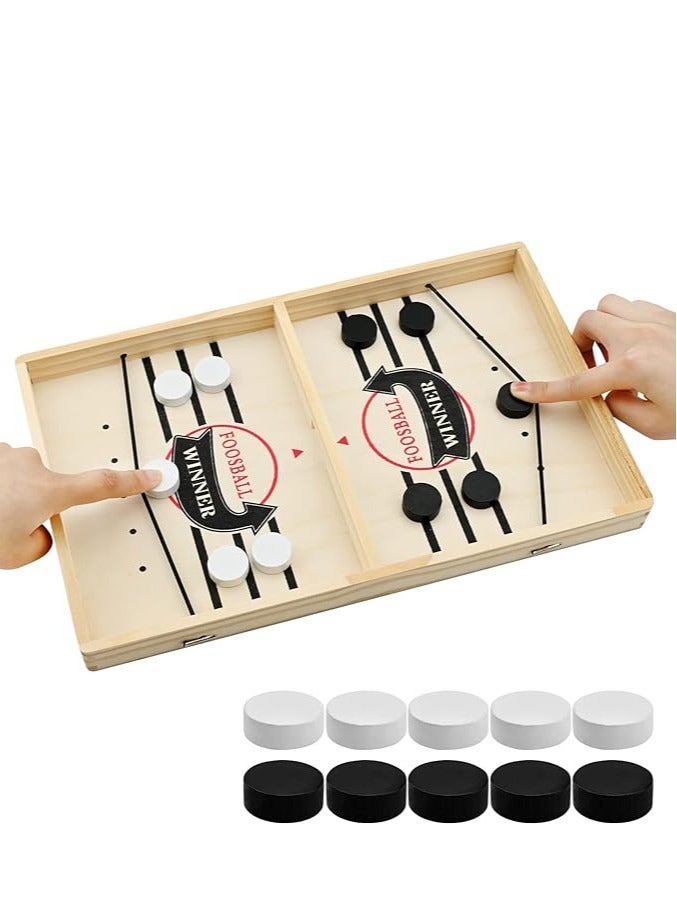 general Hockey Board Game Toys, Ice Hockey Games Interactive Parent-Child, Table Hockey Catapult Board Games for Kids and Adults, 8.5 x 13 Inch Table Hockey Game Versus Game, Party Games - Image 1