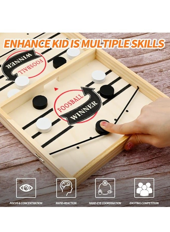 general Hockey Board Game Toys, Ice Hockey Games Interactive Parent-Child, Table Hockey Catapult Board Games for Kids and Adults, 8.5 x 13 Inch Table Hockey Game Versus Game, Party Games - Image 2