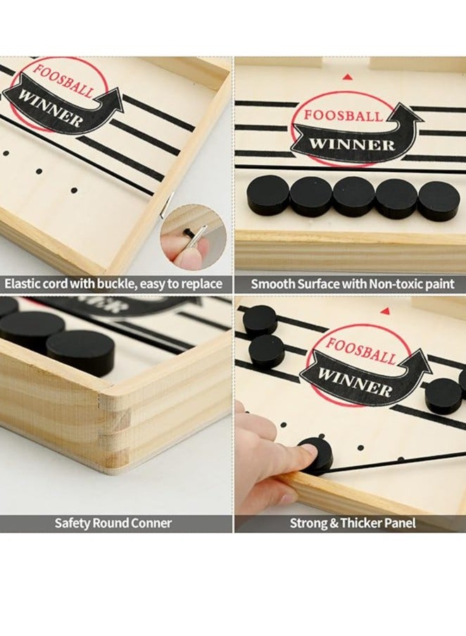 general Hockey Board Game Toys, Ice Hockey Games Interactive Parent-Child, Table Hockey Catapult Board Games for Kids and Adults, 8.5 x 13 Inch Table Hockey Game Versus Game, Party Games - Image 3