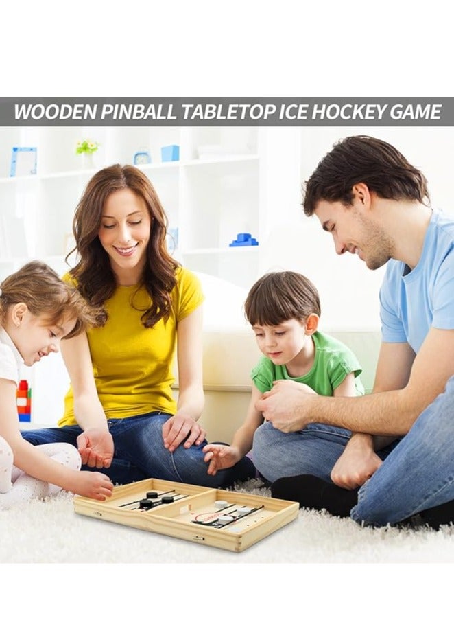 general Hockey Board Game Toys, Ice Hockey Games Interactive Parent-Child, Table Hockey Catapult Board Games for Kids and Adults, 8.5 x 13 Inch Table Hockey Game Versus Game, Party Games - Image 4