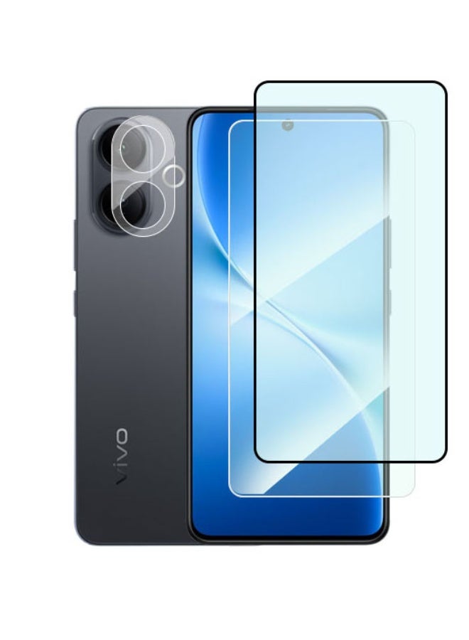 general [2+2 Pack] Compatible with VIVO V60 Lite 5G Screen Protector & Camera Lens Protector HD Tempered Glass, 9H Hardness Anti-Scratch Bubble-Free