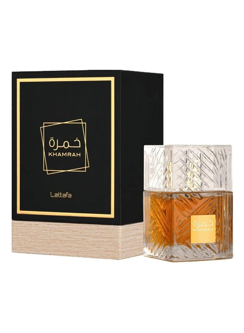 Lattafa Khamrah Unisex Eau De Parfum by Lattafa 100ml - Image 1