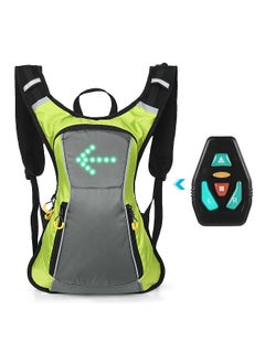 Generic LED Turn Signal Backpack IPX5 Waterproof Reflective Backpack with Direction Indicator USB Rechargeable Safety Light Bag Wireless Remote Control Bicycle Bag for Cycle Running Walking Jogging  - Image 3