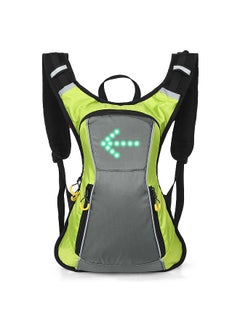 Generic LED Turn Signal Backpack IPX5 Waterproof Reflective Backpack with Direction Indicator USB Rechargeable Safety Light Bag Wireless Remote Control Bicycle Bag for Cycle Running Walking Jogging  - Image 4