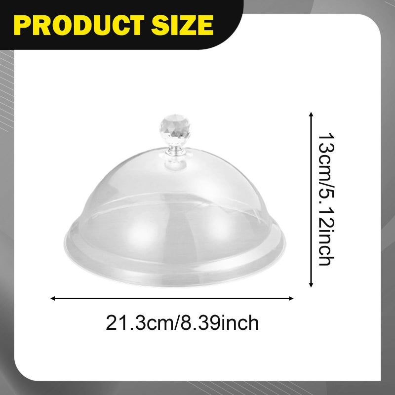 Reusable Round Food Dome Cover 21cm Keep Fresh Cake Plate Cover For Kitchen Picnic Outdoor Indoor Parties - Image 3