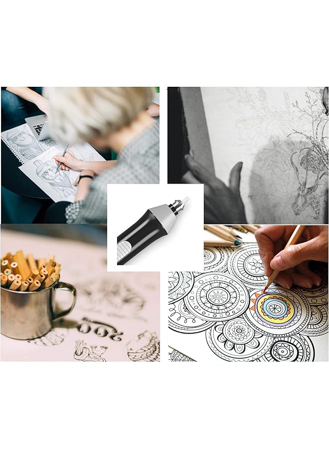 erorex Electric Eraser Automatic Rubber 22Pcs Refills Included 2.3Mm And 5Mm Sketch Architects Engineers And Students - Image 2