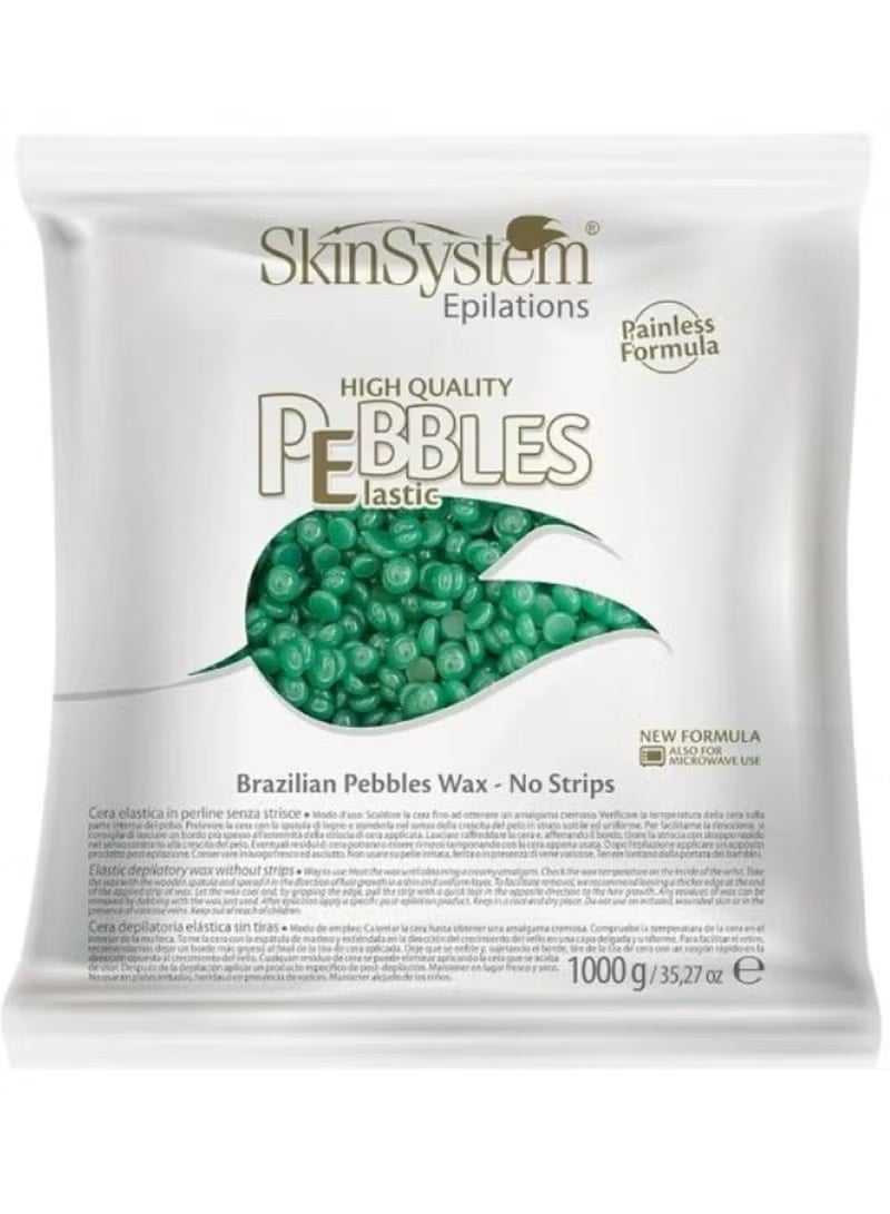 SkinSystem Italian Green Hair Removal Wax Beans 1000g - Image 1