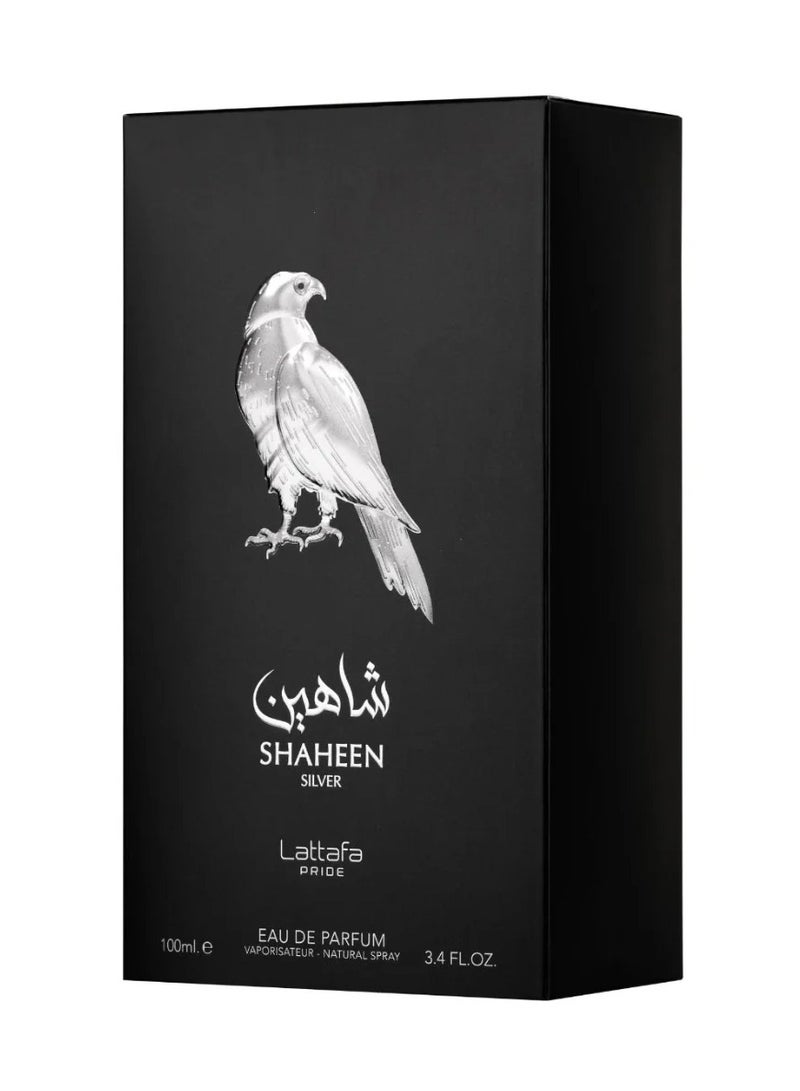 Lattafa PRIDE Shaheen Silver Eau De Parfum - 100ml | Luxurious Unisex Fragrance, Elegant and Captivating Scent - Image 3