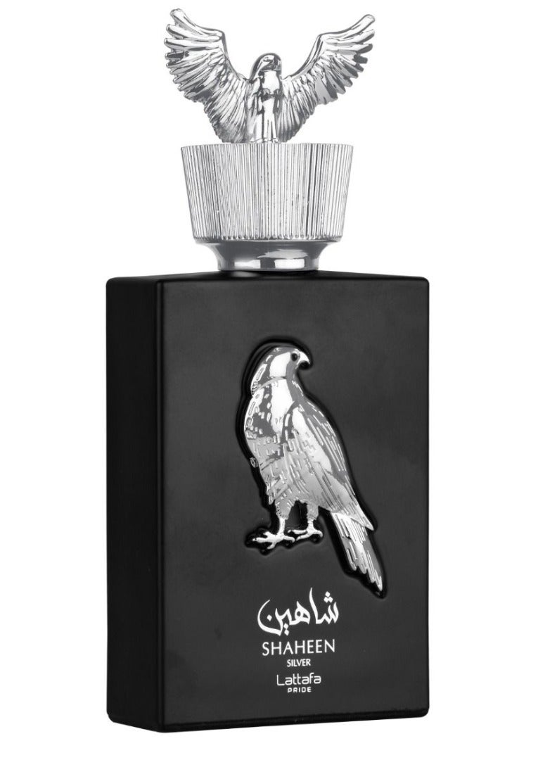 Lattafa PRIDE Shaheen Silver Eau De Parfum - 100ml | Luxurious Unisex Fragrance, Elegant and Captivating Scent - Image 2