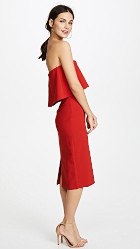 LIKELY Women's Driggs Dress, Scarlet, 6 - Image 5
