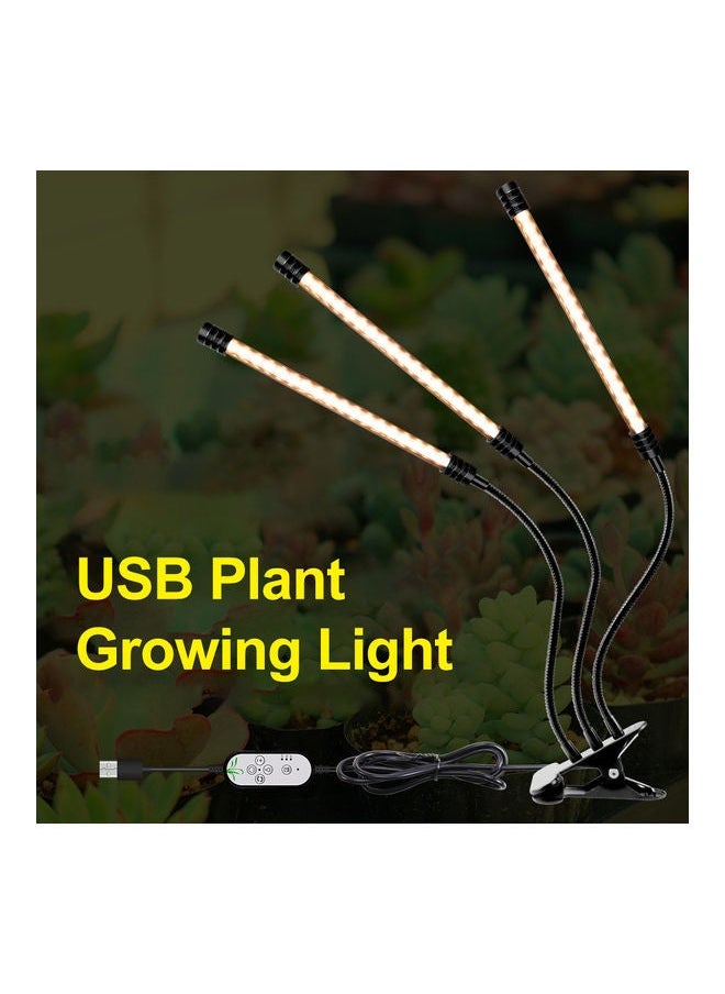 NIBEMINENT USB Powered Plant Grow LED Light Black 30x8x12cm  - Image 4