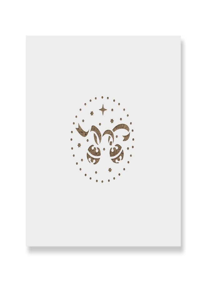 Stencil Revolution Jingle Bell Christmas Ornament Stencil - Reusable Stencils for Painting - Create DIY Jingle Bell Christmas Ornament Home Decor - Image 1