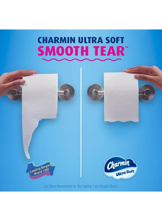 Charmin Ultra Soft Toilet Paper 6 Mega Rolls, 224 Sheets Per Roll, 1.5 pounds - Image 3