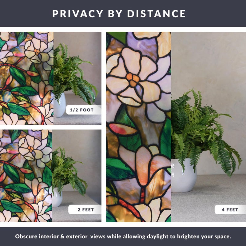 artscape Magnolia Window Film 24" x 36" - Image 4