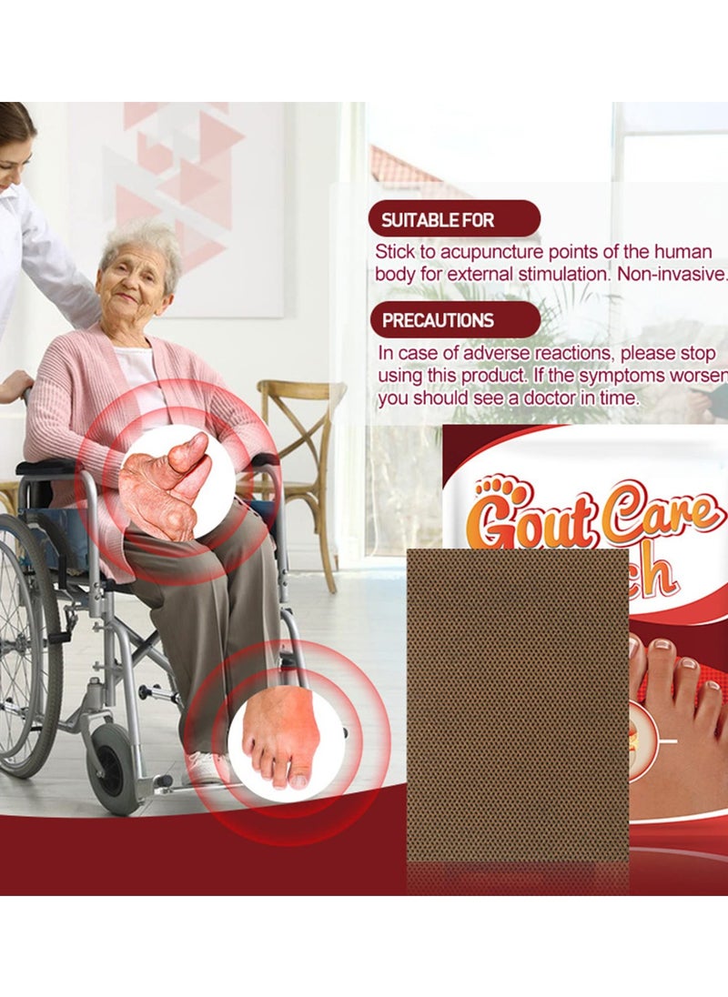 Excefore - Gout Treatment Patch, 40pcs Arthritis Thumb Patches for Pain Relief, Swelling Reduction, and Inflammation Diminishment - Image 1