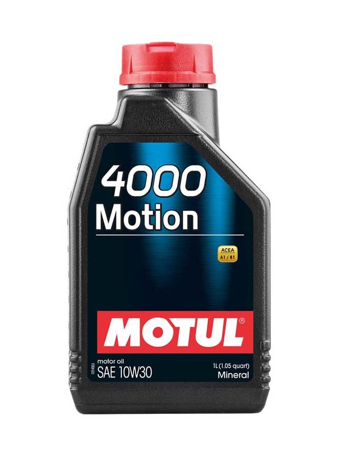 موتول زيت المحرك 4000 موشن 10W30 موتول - صناعة اوربية و مستوردة من اوروبا ( 12×1 لتر كرتون )  - Image 2