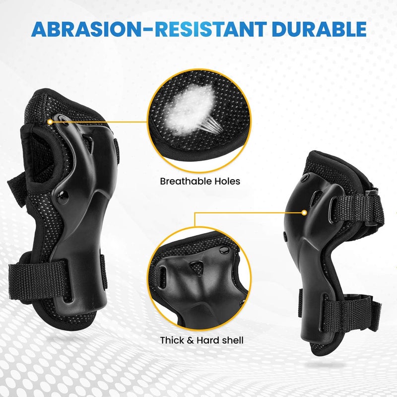 Bosoner Wrist Guard, Wrist Guards for Roller Skating, Skateboarding, Wristsavers Brace Protective Gear for Adults/Kids/Youth (1 Pair) - Image 5