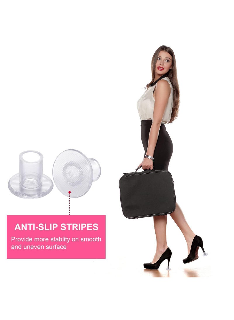 Sweet seven Heel Stoppers: 15 Pairs, 3 Sizes | Durable High Heel Protectors for Uneven Surfaces | Perfect for Walking on Grass and More | Heel Covers for High Heel Shoes (S/M/L) - Image 2