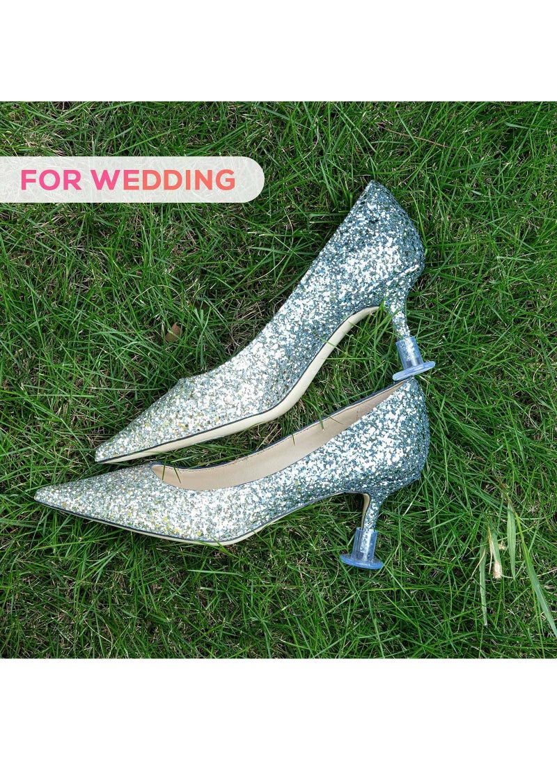 Sweet seven Heel Stoppers: 15 Pairs, 3 Sizes | Durable High Heel Protectors for Uneven Surfaces | Perfect for Walking on Grass and More | Heel Covers for High Heel Shoes (S/M/L) - Image 4