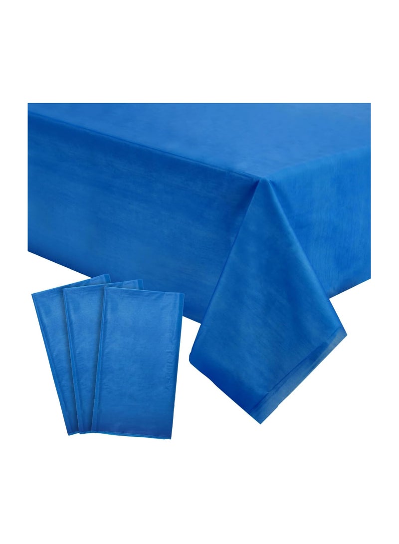 Plastic Table Cover 137cmX183cm Blue 