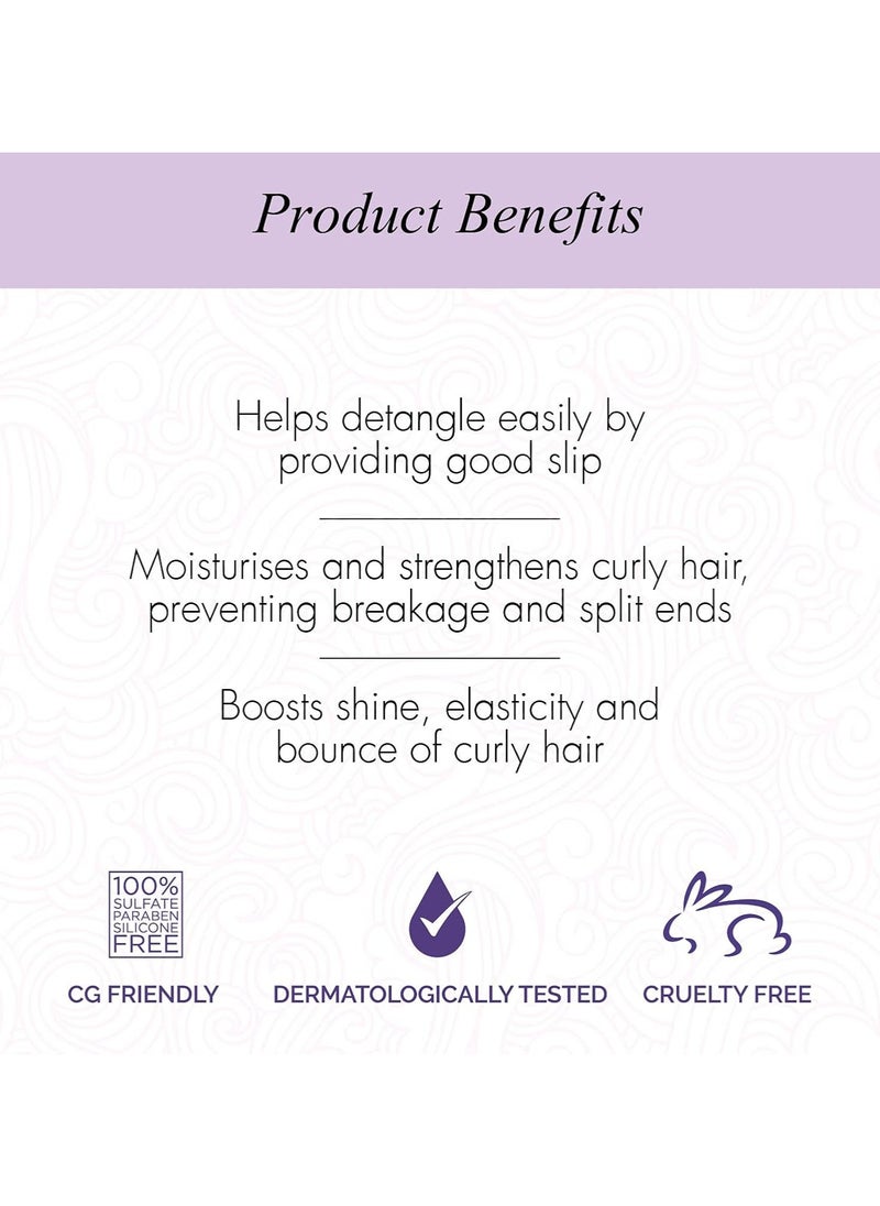 Curl Up Curl Hydrating Silicone Free Conditioner For Frizzy Wavy and Curly Hair No Sulphate And Paraben 200 ml  - Image 3