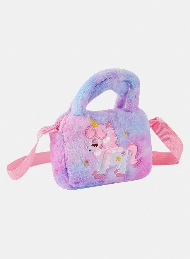 Unicorn Cross Bag, Little Girls, Shoulder Bag, Little Girls, Unicorn Shoulder Bag, Lovely Cross Bag, Single Shoulder Poe, As shown  - Image 1
