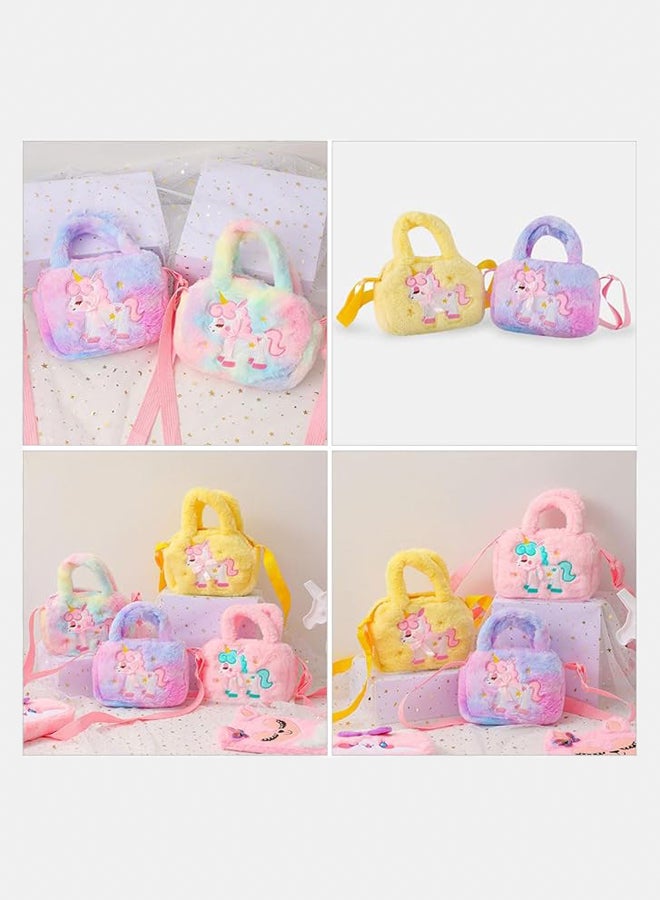 Unicorn Cross Bag, Little Girls, Shoulder Bag, Little Girls, Unicorn Shoulder Bag, Lovely Cross Bag, Single Shoulder Poe, As shown  - Image 3
