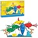 Brickcraft Officially Licensed Dr Seuss One Fish Two Fish Red Fish Blue Fish with Fish Figures and Signage Included 571 Pieces Multicolored Brick Building Set - Image 2