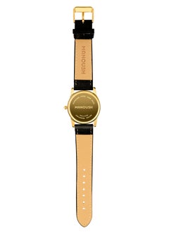 Manoush Manoush Patch Collection - Unisex Analogue Classic Quartz Black PU Leather Wrist Watch - MSHPA03  - Image 2