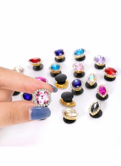 Excefore Shoe Decoration Charms, 20 Pcs Crocs Shoe Charm Buckle Party Favors ​Mini Charm Bracelet Wristband Decoration for Men Women Kid  - Image 4