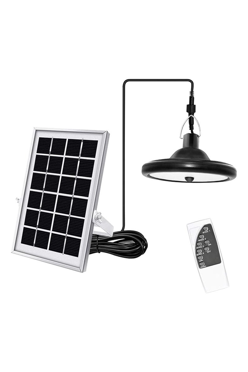 Solar-Powered Hanging Light with Solar Panel and Remote Control – For Indoor and Outdoor Lighting - Image 1