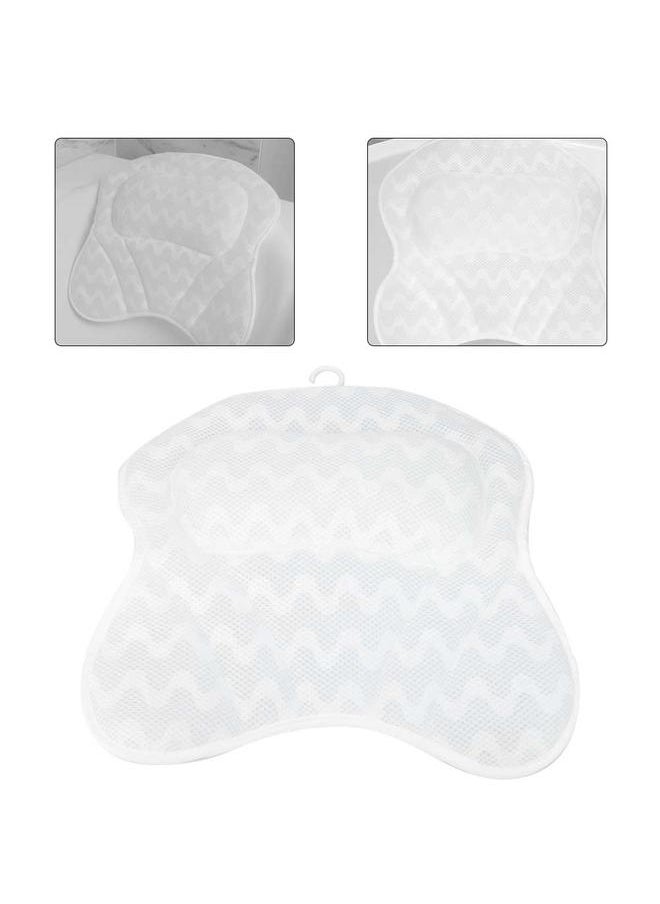 Thoraya - Quick Dry Bath Pillow Bathtub Cushion for Neck Head Support Headrest Bath Accessory - Image 1