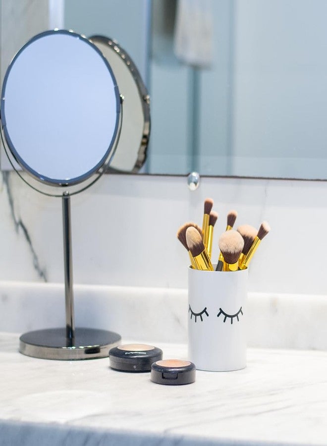 GEGUTON Makeup Design Pen Holder - Steel, White, Fun and Feminine Look - Organizes Pens and Accessories, Adds Charm to Desks, Great Gift Idea - Fun Collection - Image 5