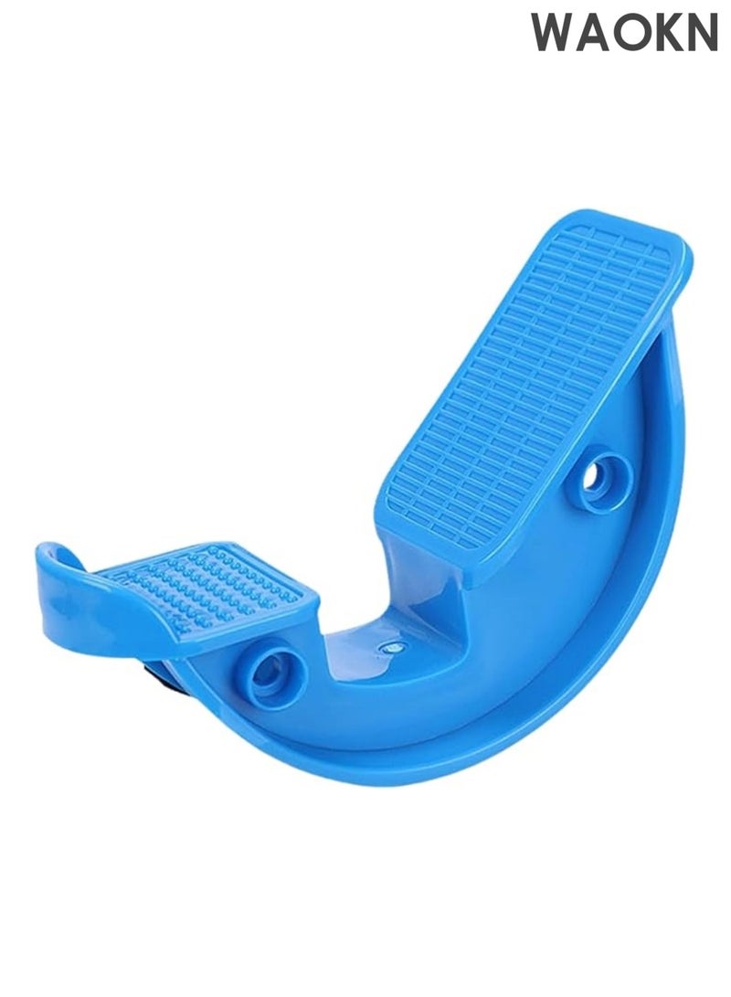WAOKN Foot Rocker for Plantar Fasciitis – Rocking Calf Stretcher for Achilles Tendon, Heel & Ankle Pain Relief, Foot Therapy Device for Flexibility & Home Rehab (Blue) - Image 1