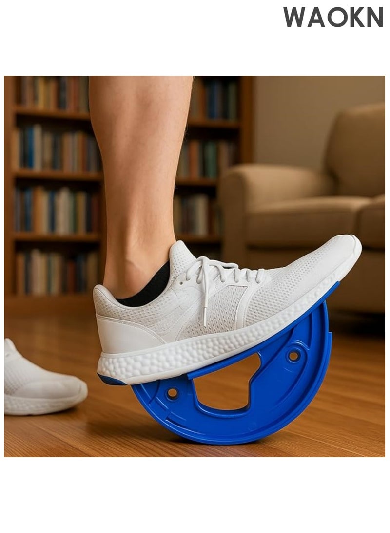 WAOKN Foot Rocker for Plantar Fasciitis – Rocking Calf Stretcher for Achilles Tendon, Heel & Ankle Pain Relief, Foot Therapy Device for Flexibility & Home Rehab (Blue) - Image 5