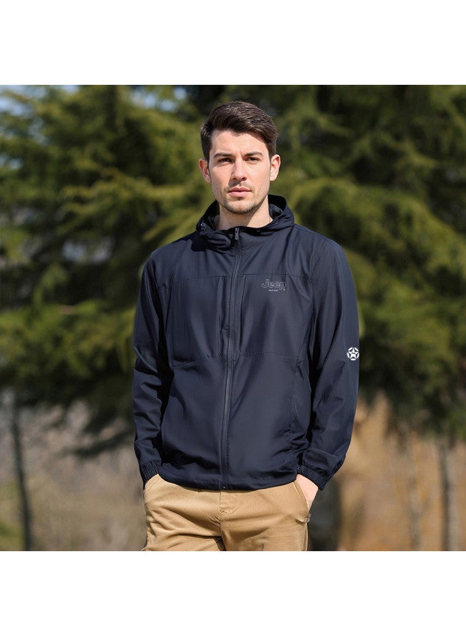 Jeep Upf50+】summer Hooded Sun Protection Jacket - Lightweight, Breathable, Versatile & Comfortable Men's Outerwear - Image 4
