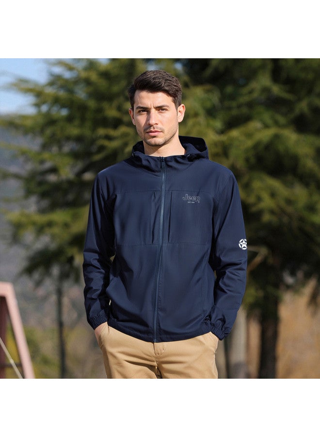 Jeep Upf50+】summer Hooded Sun Protection Jacket - Lightweight, Breathable, Versatile & Comfortable Men's Outerwear - Image 3