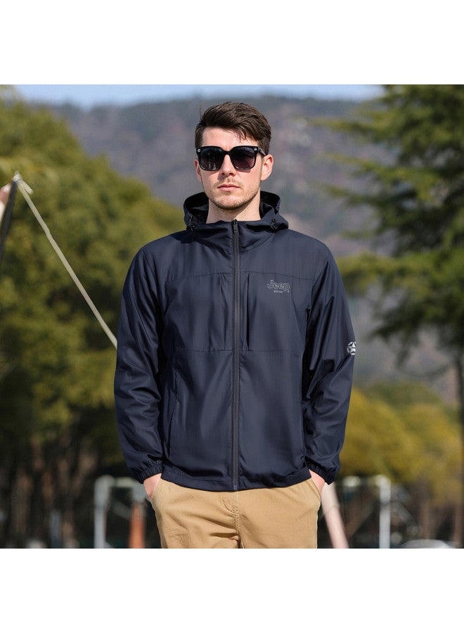 Jeep Upf50+】summer Hooded Sun Protection Jacket - Lightweight, Breathable, Versatile & Comfortable Men's Outerwear - Image 2