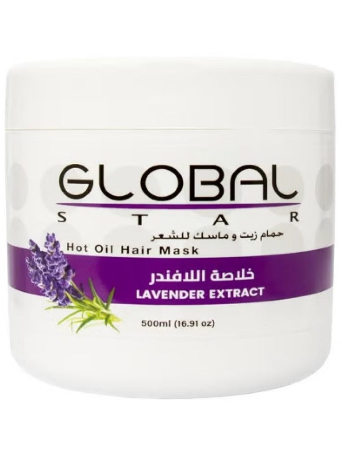 Global Star Lavender Hair Mask & Oil Bath - 500ml