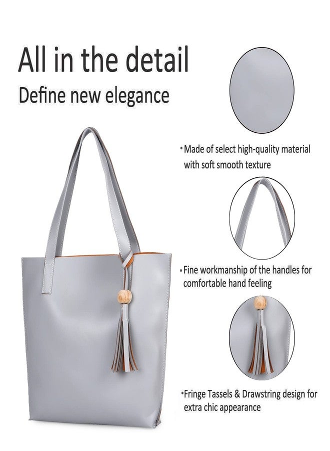 ALIZA Classic Gorgeous Handbag for Girls and Women (GREY) - Image 5