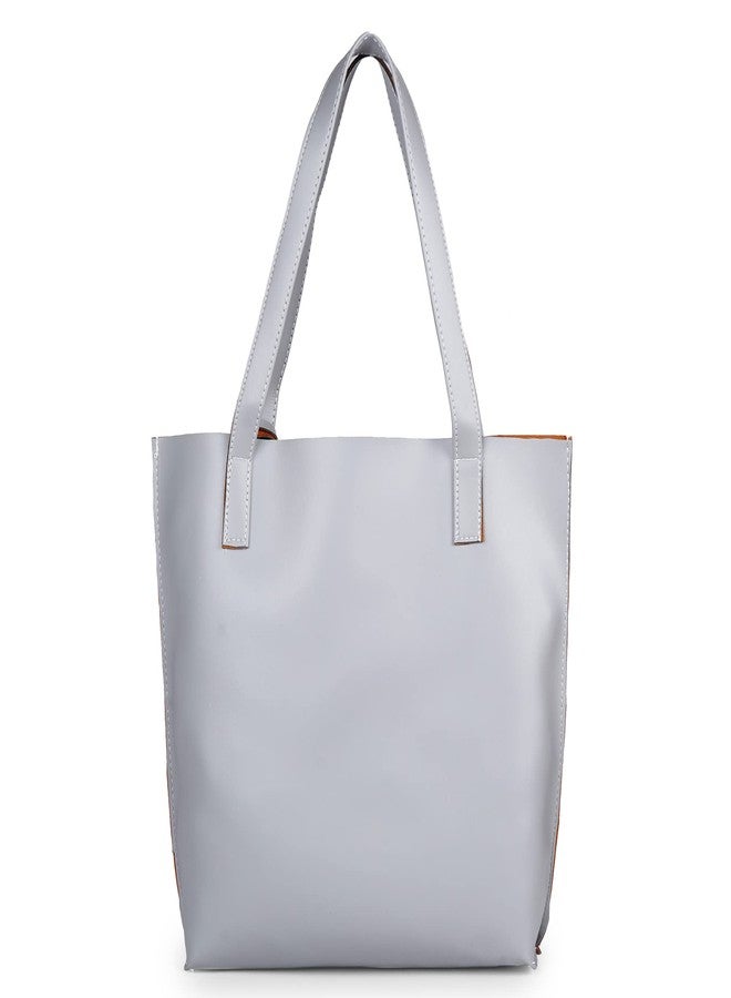 ALIZA Classic Gorgeous Handbag for Girls and Women (GREY) - Image 3