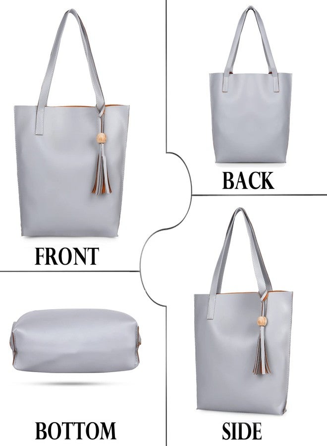ALIZA Classic Gorgeous Handbag for Girls and Women (GREY) - Image 2