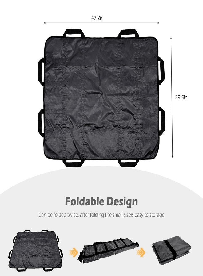 ChengFu Dog Stretcher for Large Dogs, Dog Stretcher, Portable Stretcher, Emergency Animal Carrier Capable of Holding up to 300 pounds with 8 Handles(Gray) - Image 2