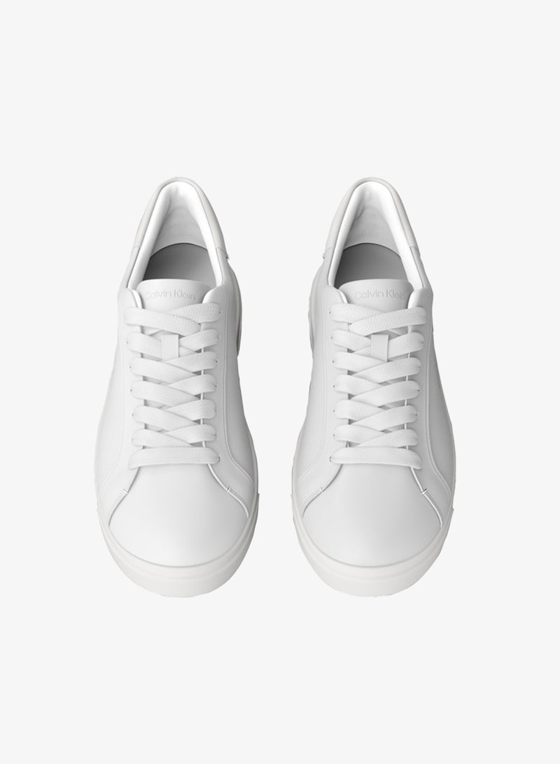 CALVIN KLEIN Leather Low Profile Cupsole Trainers - Image 5