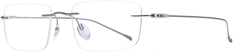 FONEX Titanium Glasses Frame,Rimless Frameless Optical Eyewear Eyeglasses for Men and Women F85634 - Image 5