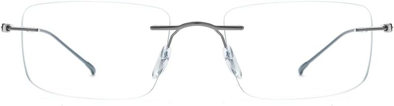 FONEX Titanium Glasses Frame,Rimless Frameless Optical Eyewear Eyeglasses for Men and Women F85634 - Image 4