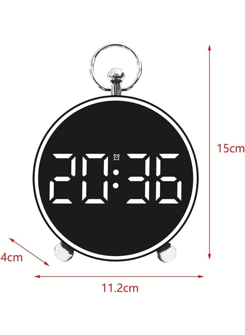 ساعة منبه رقمية متعددة الوظائف بصوت وإضاءة LED - Image 2